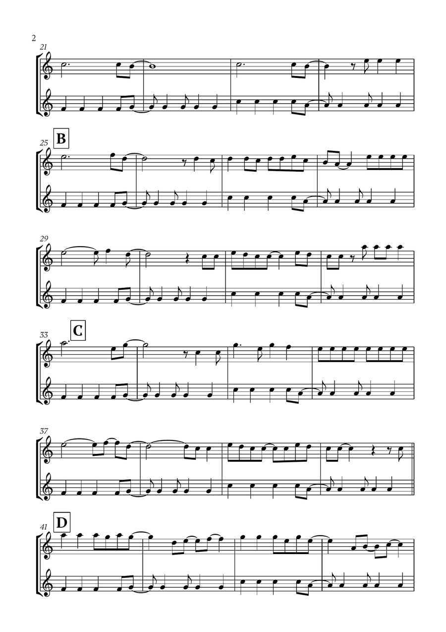 Viva La Vida Viva La Vida Soprano Saxophone scores gallery preview page 2