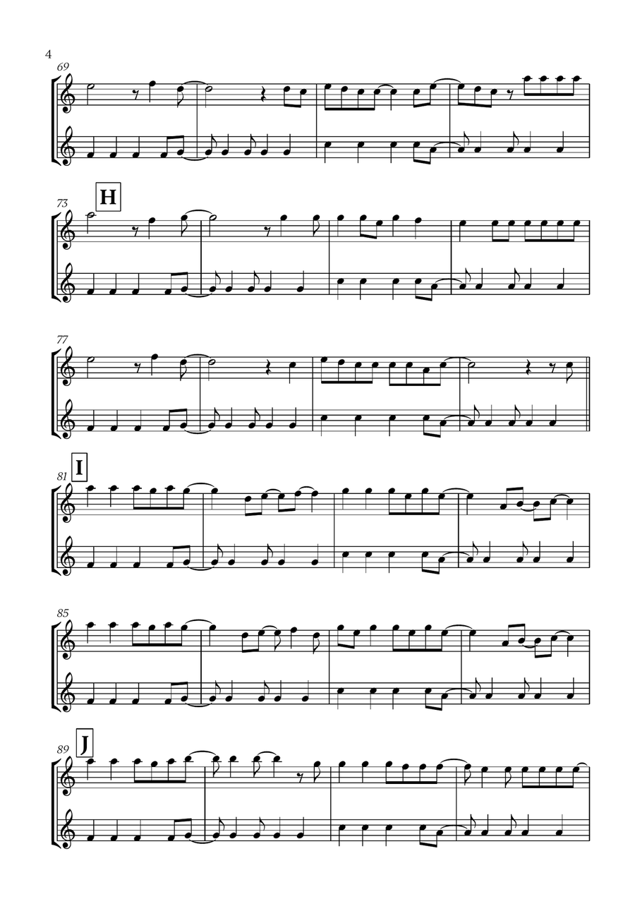 Viva La Vida Viva La Vida Soprano Saxophone scores gallery preview page 4