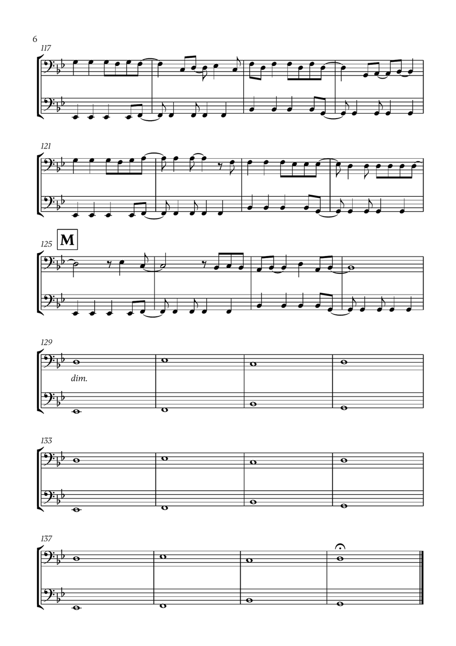 Viva La Vida Viva La Vida Trombone Duet scores gallery preview page 6