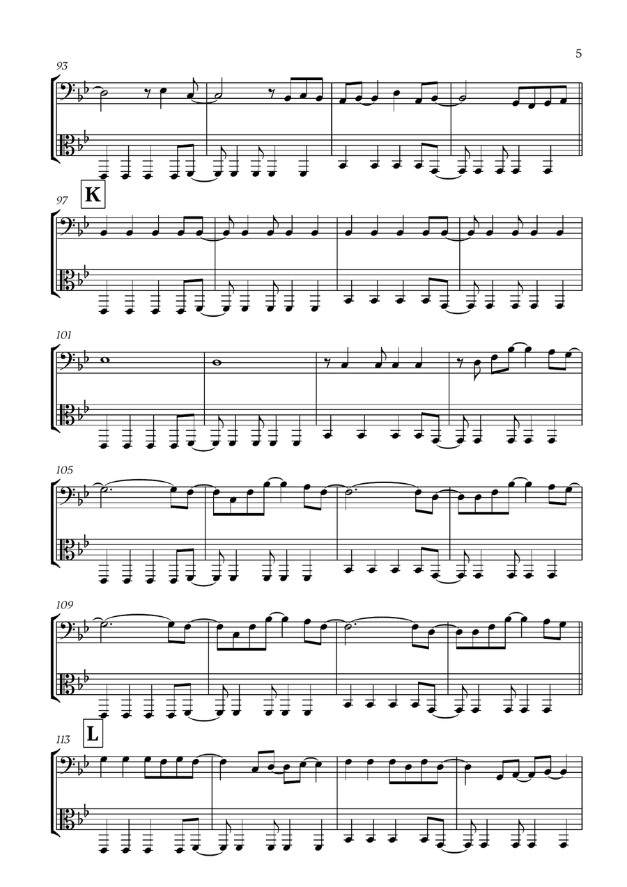 Viva La Vida Viva La Vida String Duet scores gallery preview page 5