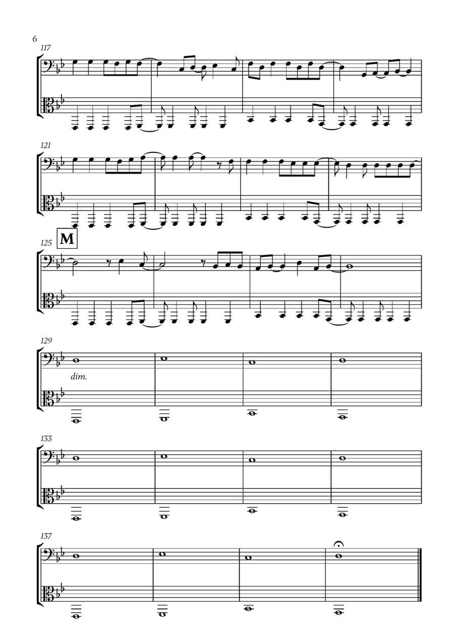 Viva La Vida Viva La Vida String Duet scores gallery preview page 6