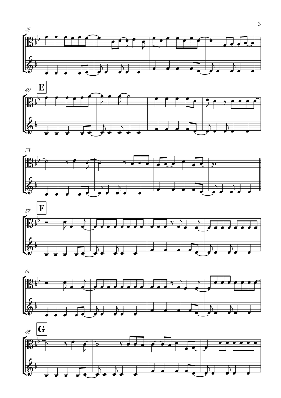 Viva La Vida Viva La Vida Horn scores gallery preview page 3