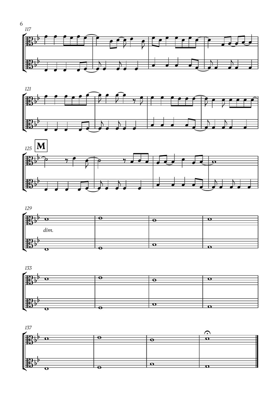Viva La Vida Viva La Vida String Duet scores gallery preview page 6