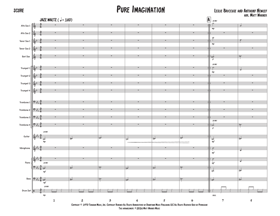 Pure Imagination Jazz Ensemble scores gallery preview page 3