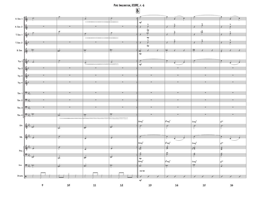 Pure Imagination Jazz Ensemble scores gallery preview page 4