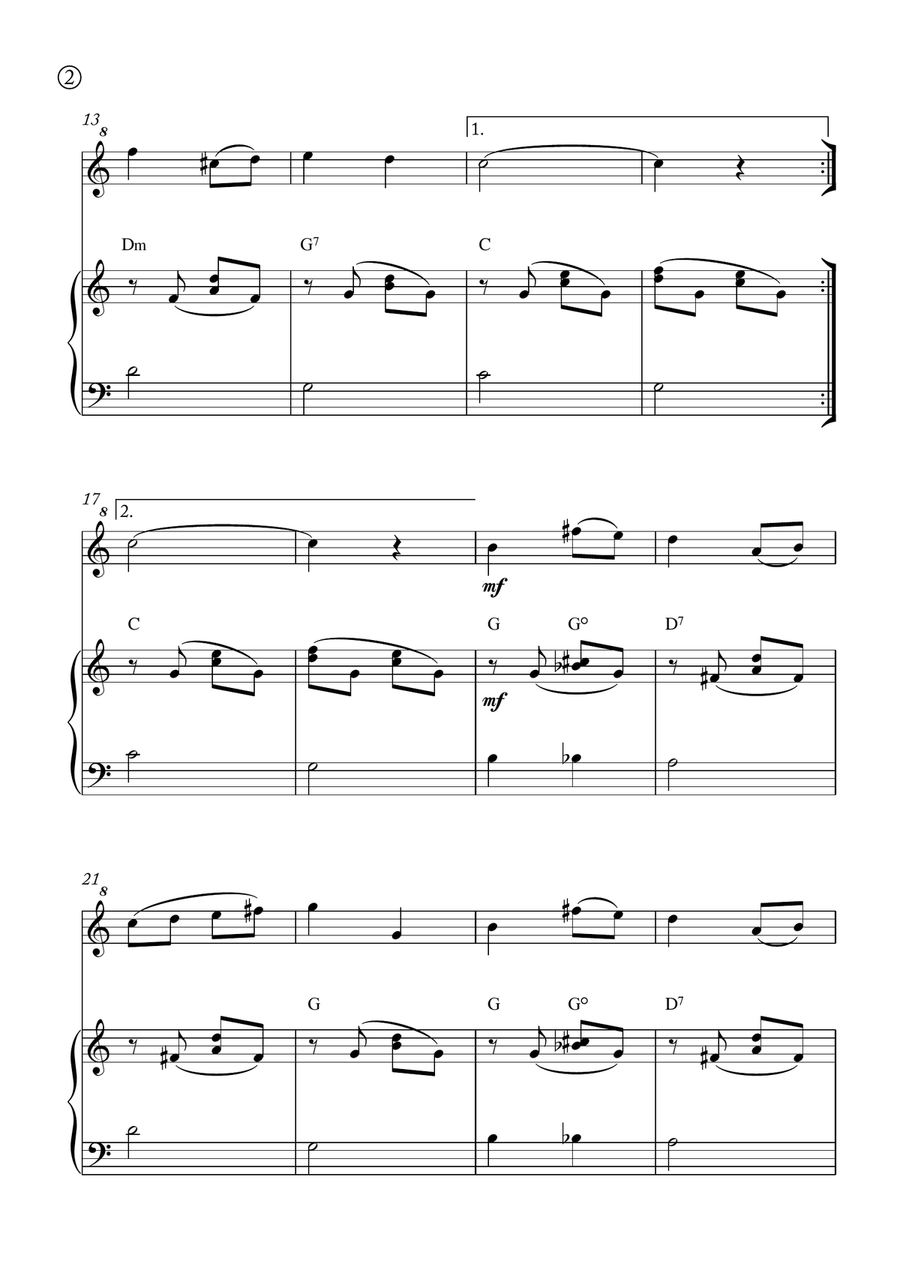 Melody in F Melody in F Chamber Music scores gallery preview page 2