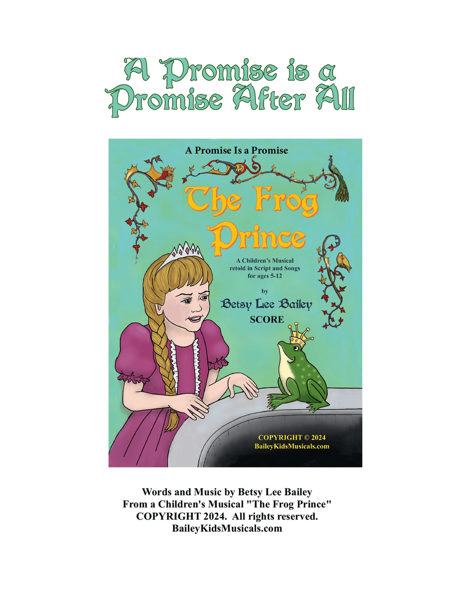 A Promise Is a Promise After All Piano, Vocal scores gallery preview page 1