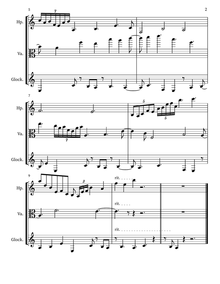 Children's Musing 84 Small Ensemble scores gallery preview page 2