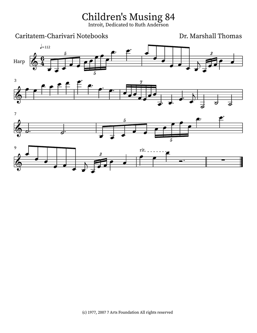 Children's Musing 84 Small Ensemble scores gallery preview page 3