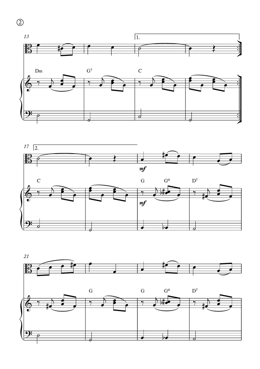 Melody in F Melody in F Chamber Music scores gallery preview page 2