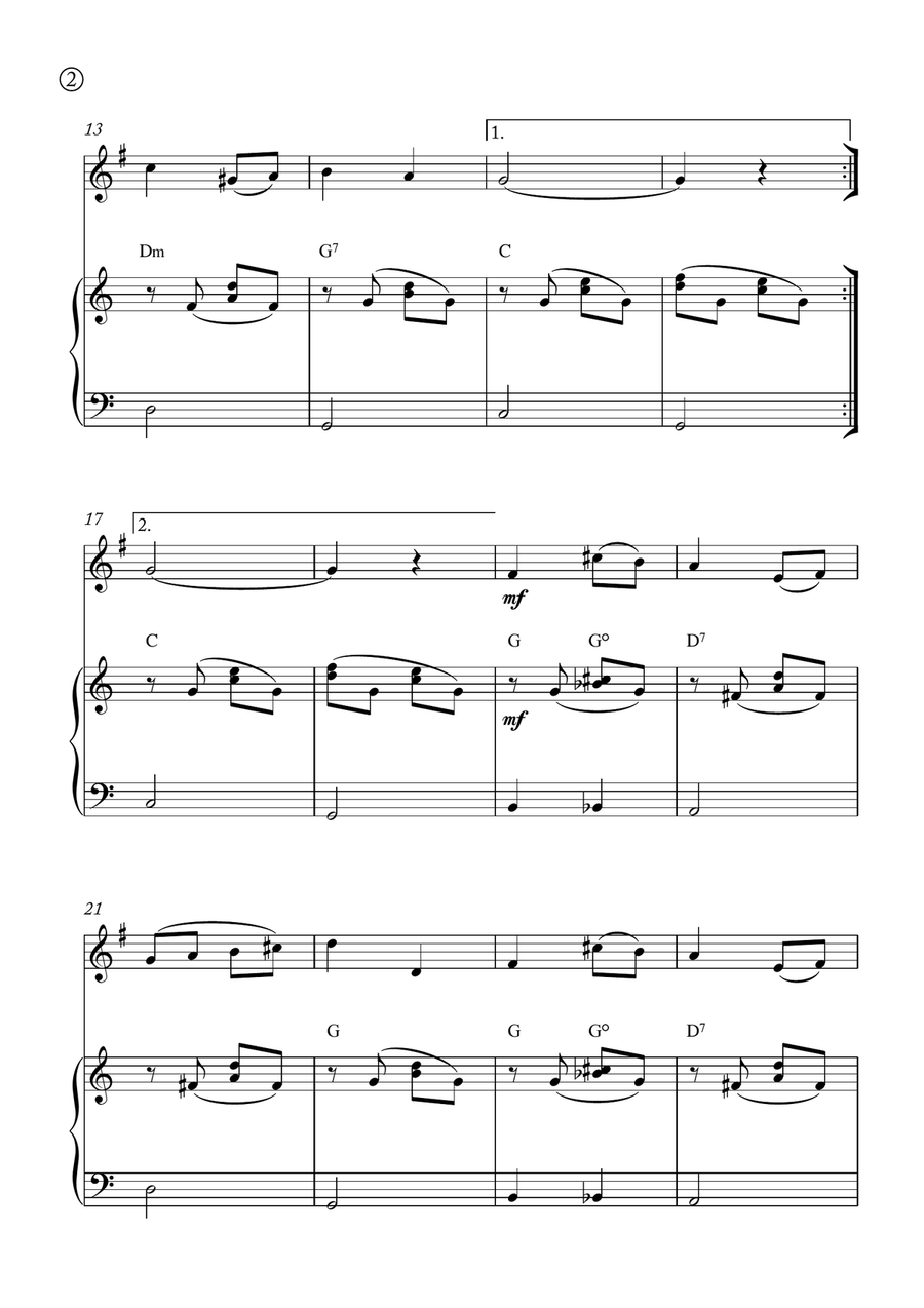 Melody in F Melody in F Chamber Music scores gallery preview page 2