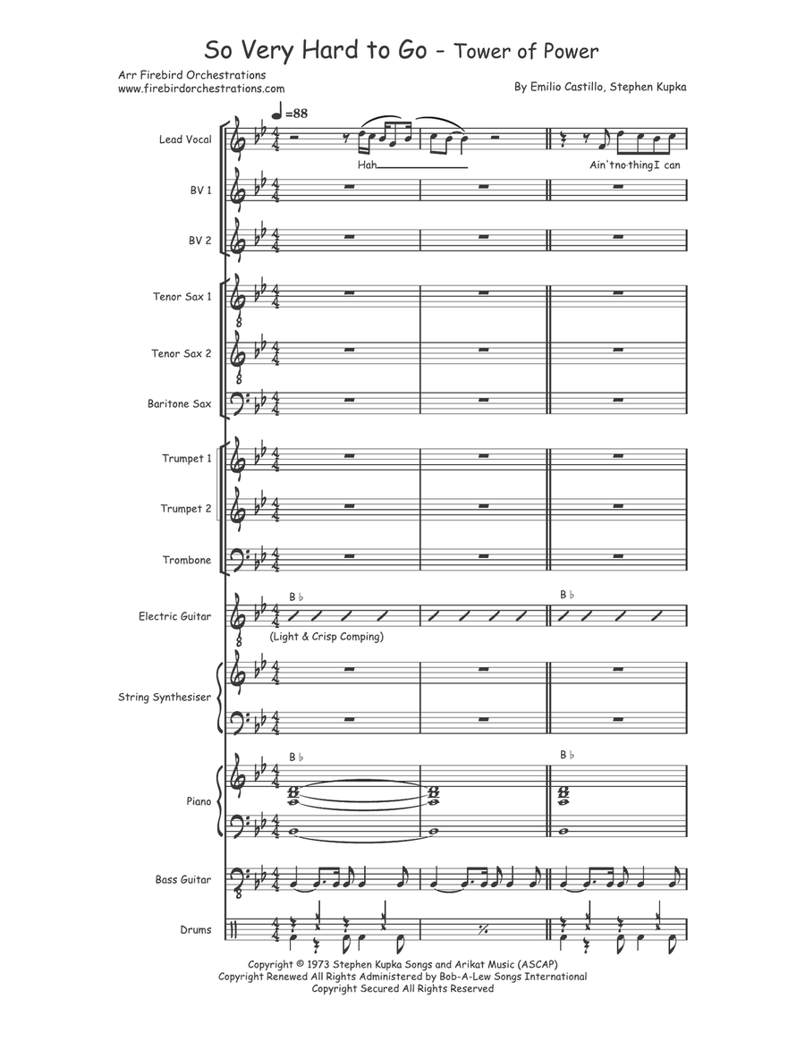 So Very Hard To Go So Very Hard To Go Jazz Ensemble scores gallery preview page 2