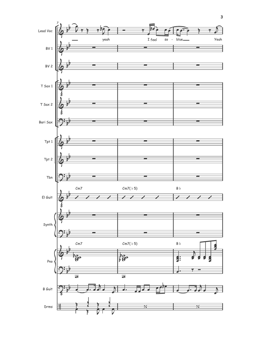 So Very Hard To Go So Very Hard To Go Jazz Ensemble scores gallery preview page 4