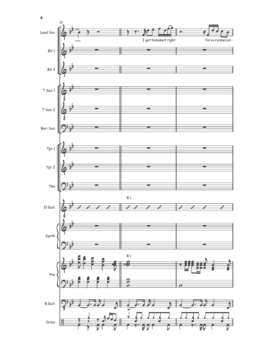 So Very Hard To Go So Very Hard To Go Jazz Ensemble scores gallery preview page 5