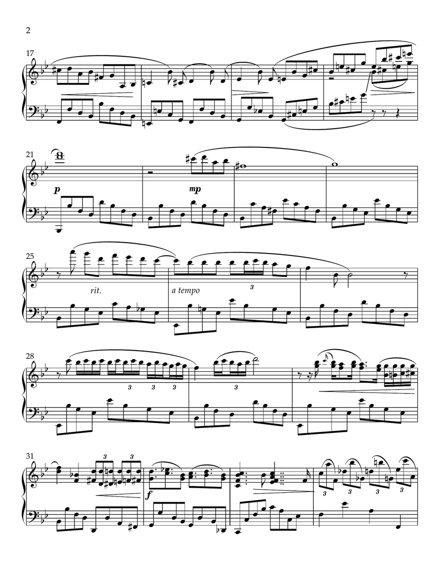 Make You Feel My Love Make You Feel My Love Piano Solo scores gallery preview page 3