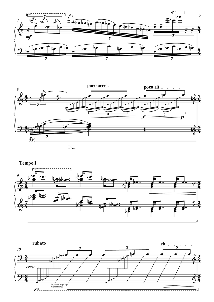 Temporary suite Temporary suite Piano Solo scores gallery preview page 3