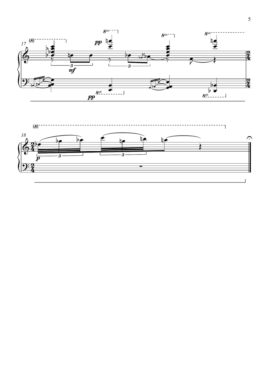 Temporary suite Temporary suite Piano Solo scores gallery preview page 5