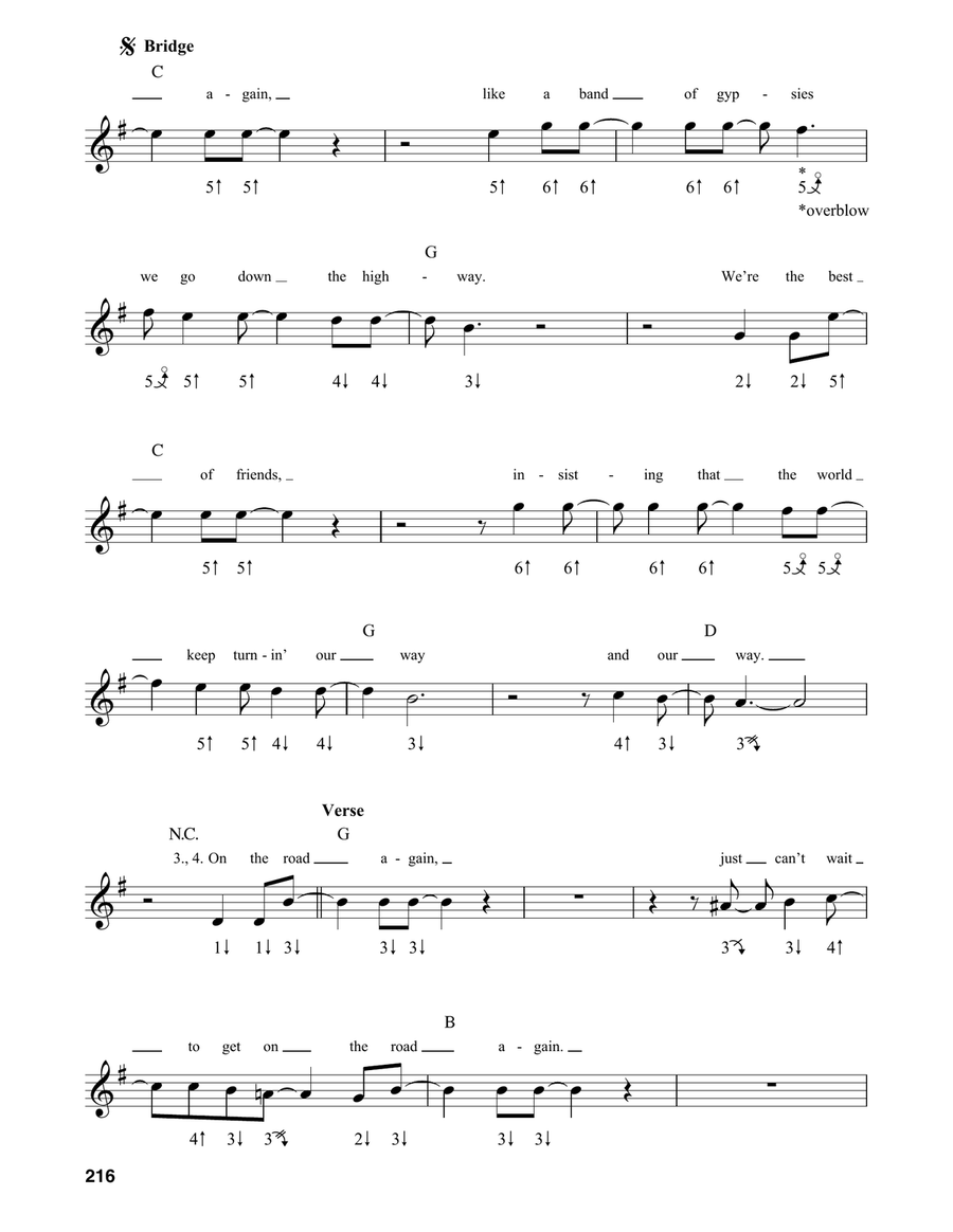 On The Road Again On The Road Again Harmonica scores gallery preview page 2
