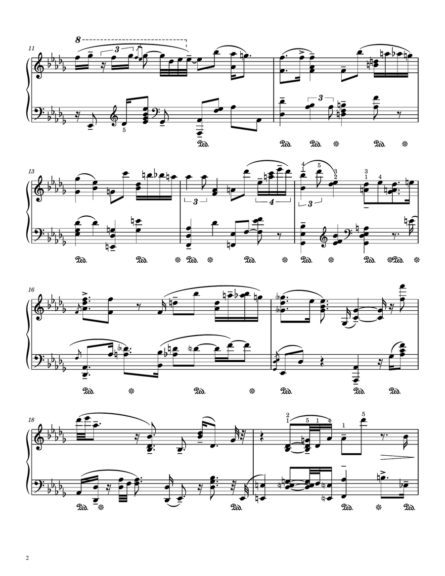 Tiptoe Thru' The Tulips With Me Piano Solo scores gallery preview page 2