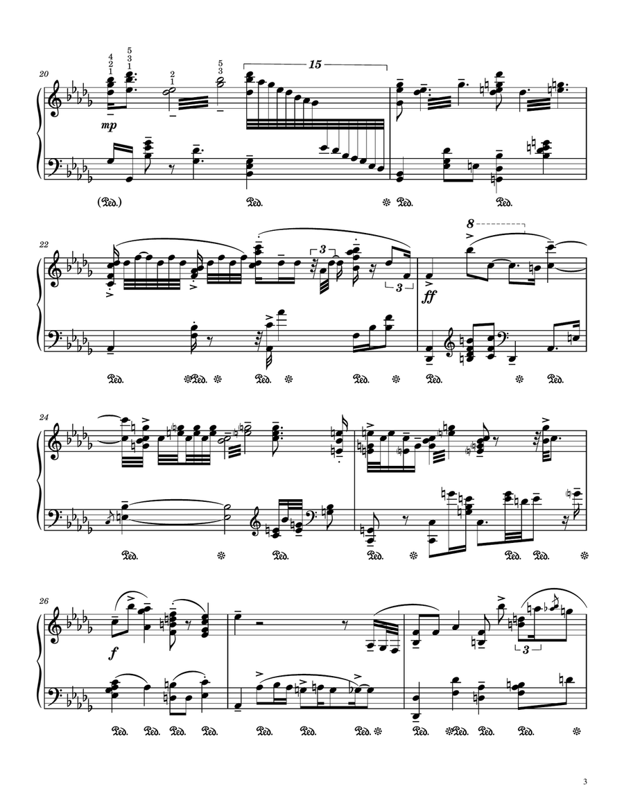 Tiptoe Thru' The Tulips With Me Piano Solo scores gallery preview page 3