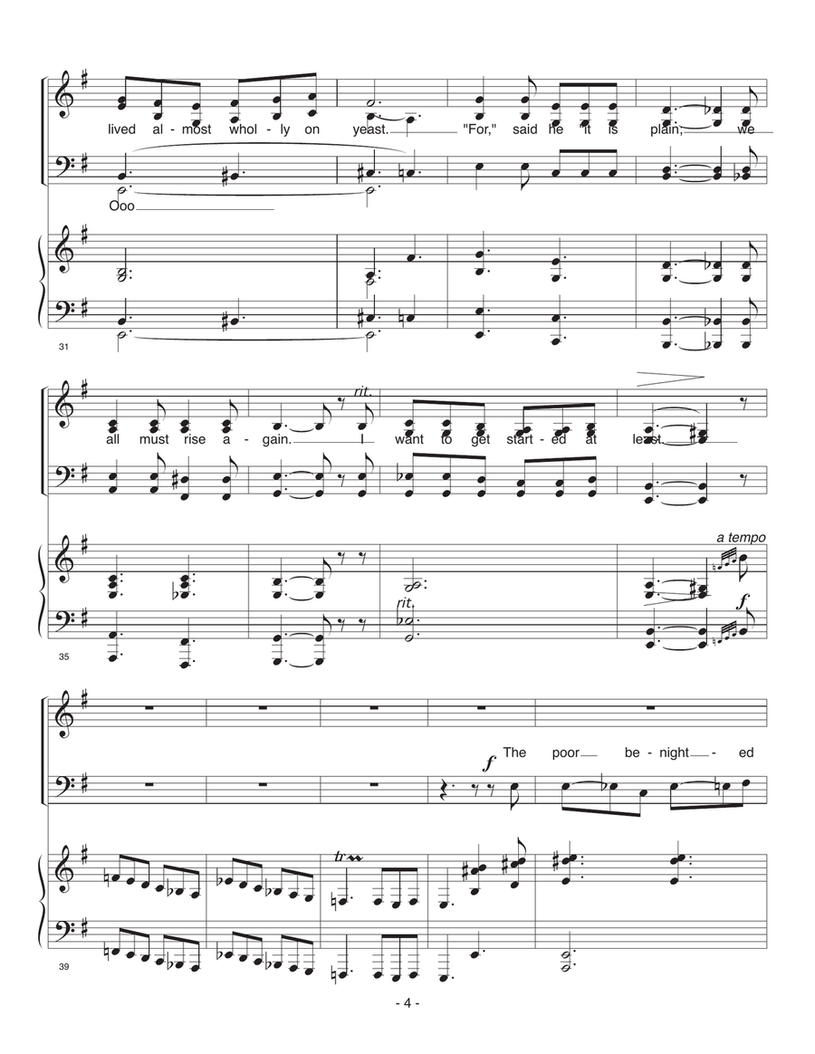 Limerick Gimericks Limerick Gimericks 4-Part scores gallery preview page 4