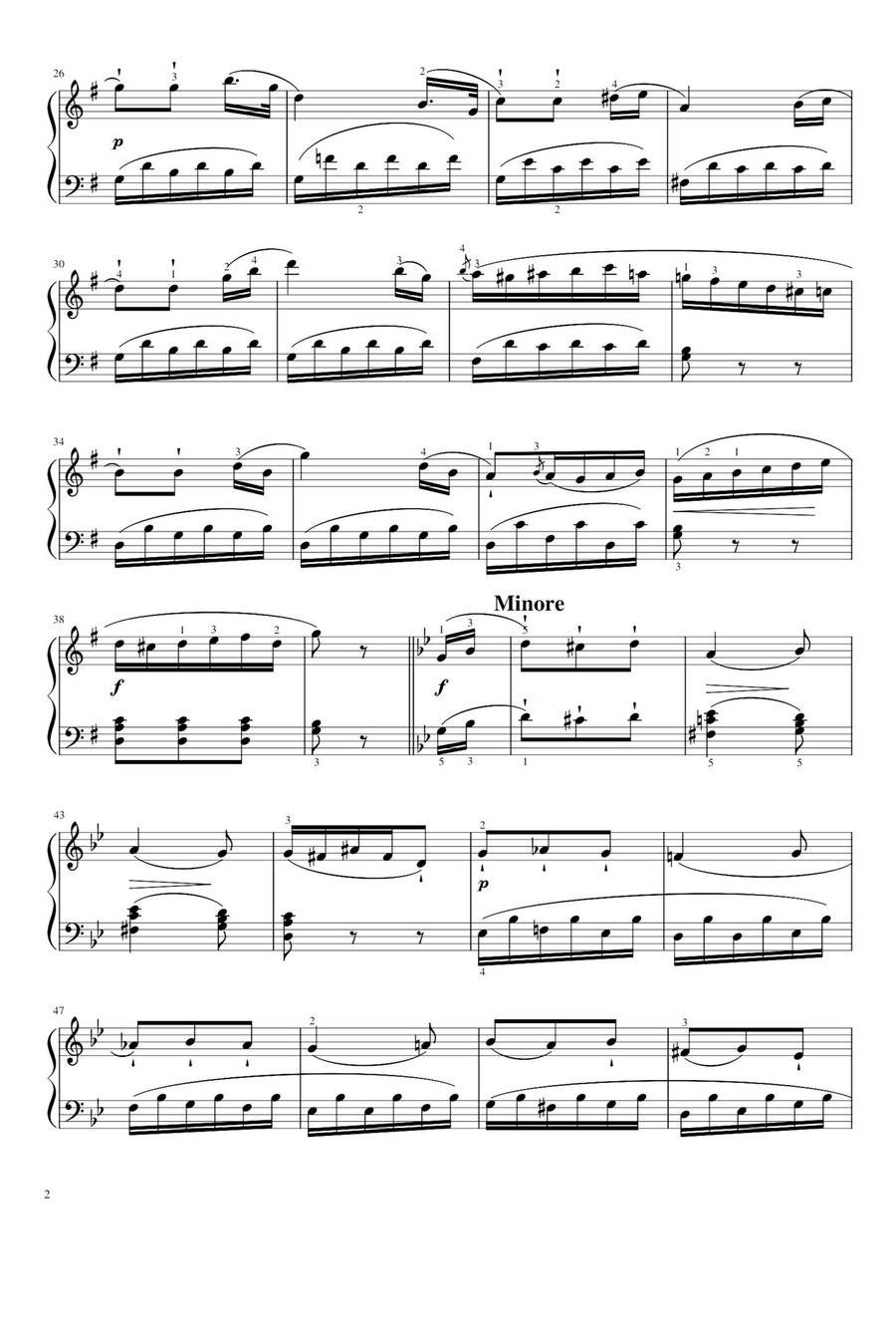Sonata Op.20 No.1-2 - Jan Ladislav Dussek Piano Solo scores gallery preview page 2