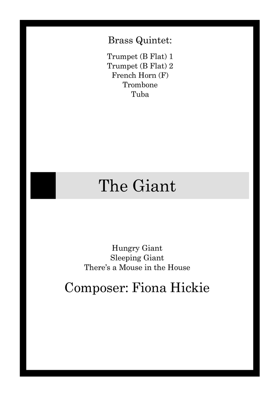The Giant The Giant Brass Quintet scores gallery preview page 1