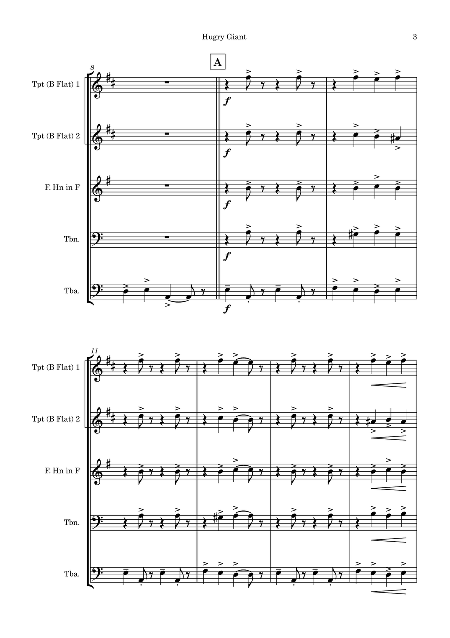 The Giant The Giant Brass Quintet scores gallery preview page 3