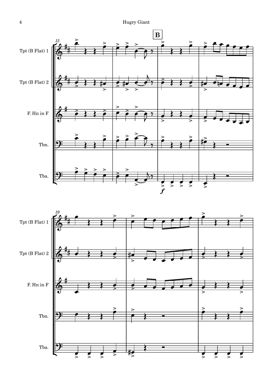 The Giant The Giant Brass Quintet scores gallery preview page 4