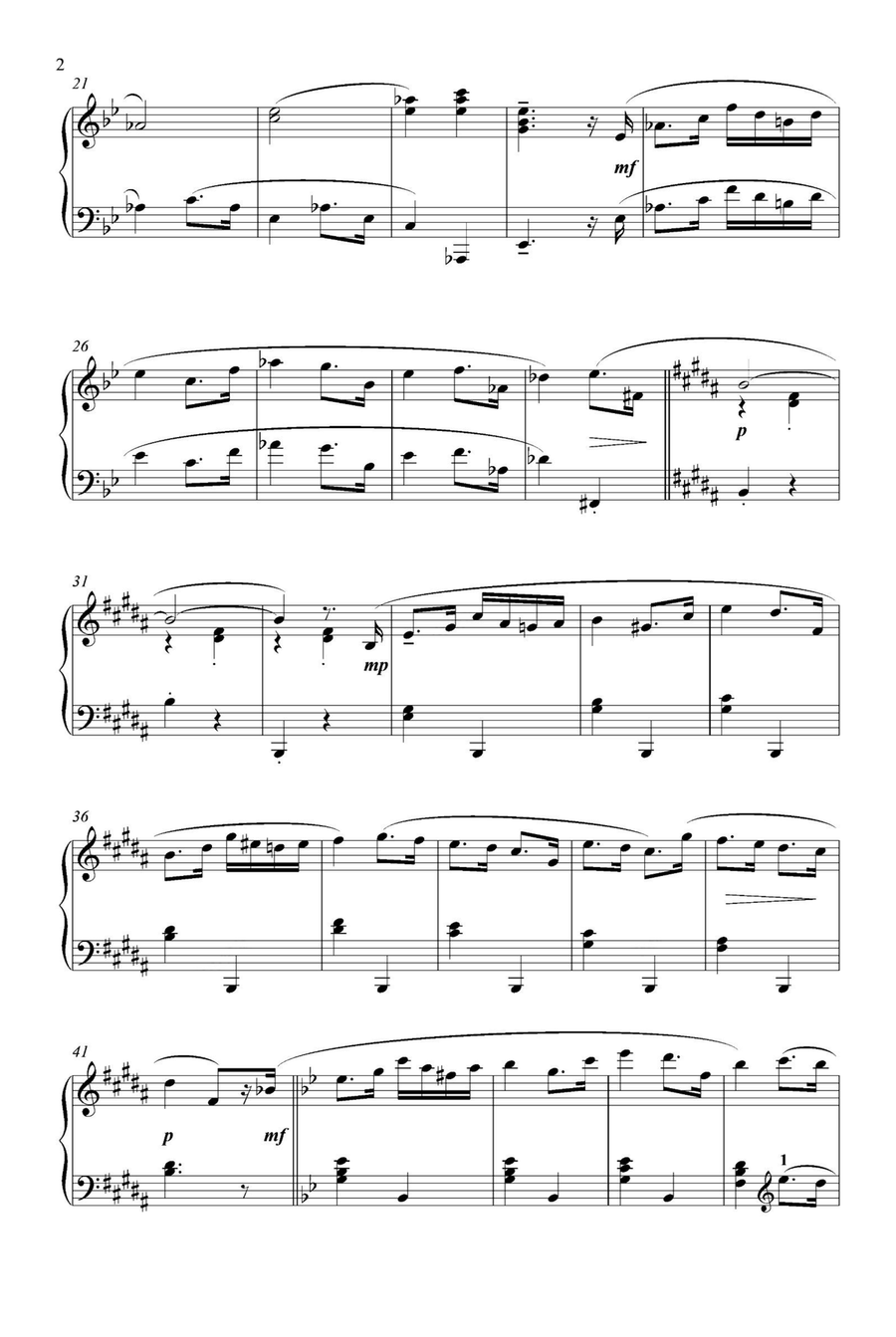 Cortège de sauterelles - Sergey Prokofiev Piano Solo scores gallery preview page 2