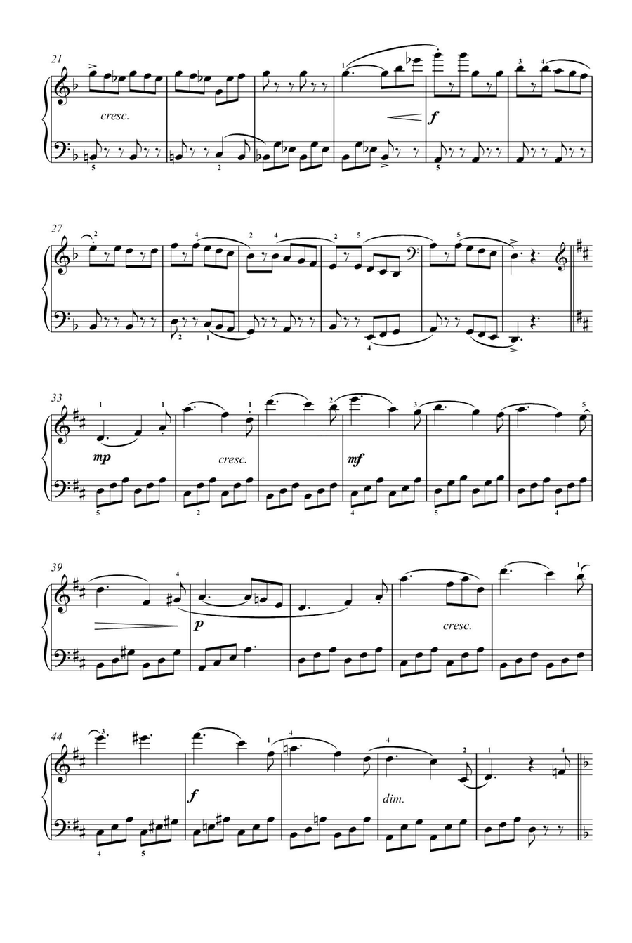 Tarantella No4 OP.65 - Sergey Prokofiev Piano Solo scores gallery preview page 2