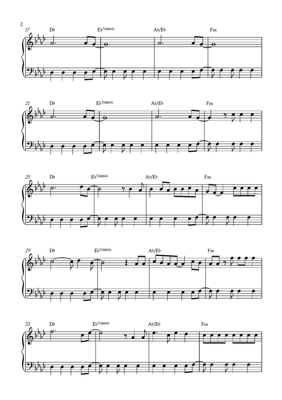 Viva La Vida Viva La Vida Easy Piano scores gallery preview page 2