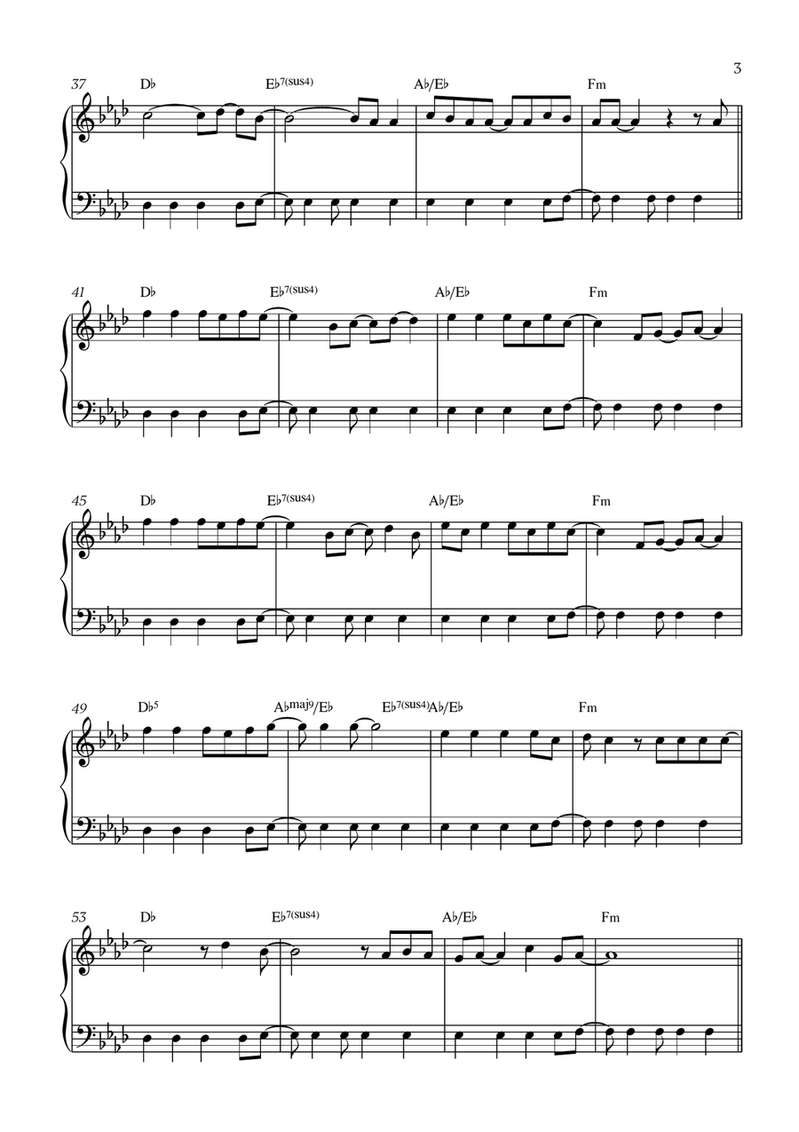 Viva La Vida Viva La Vida Easy Piano scores gallery preview page 3