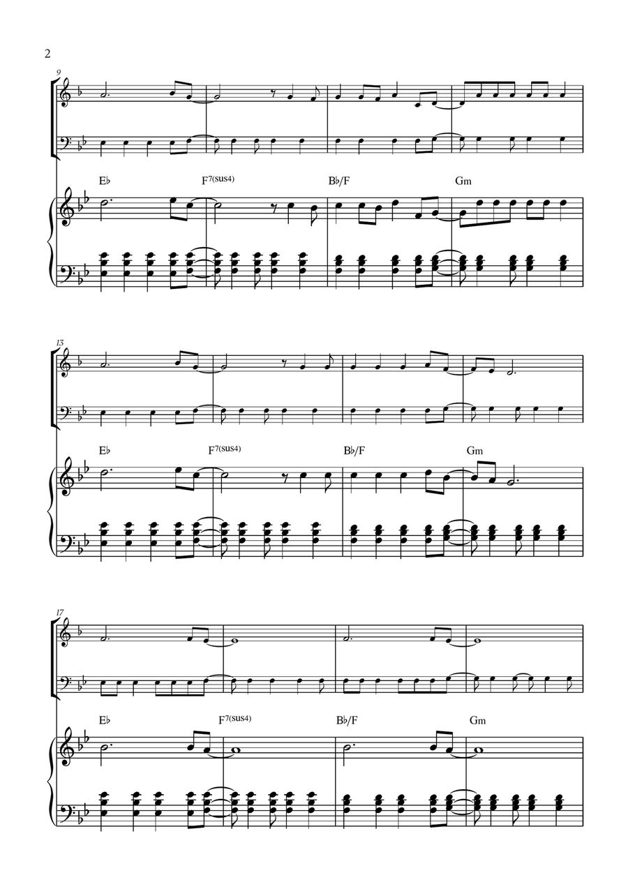 Viva La Vida Viva La Vida Brass Duet scores gallery preview page 2