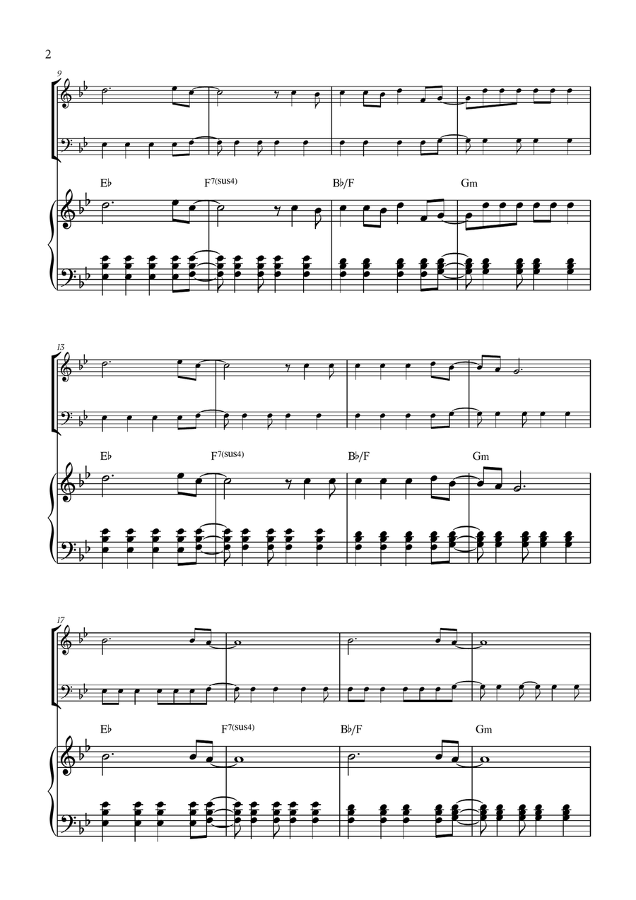 Viva La Vida Viva La Vida Piano Trio scores gallery preview page 2