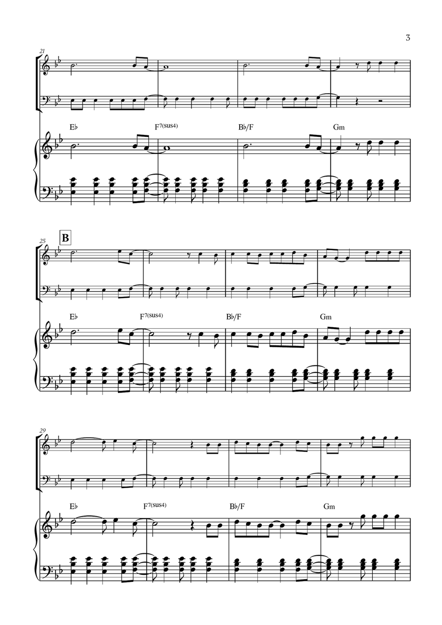 Viva La Vida Viva La Vida Piano Trio scores gallery preview page 3