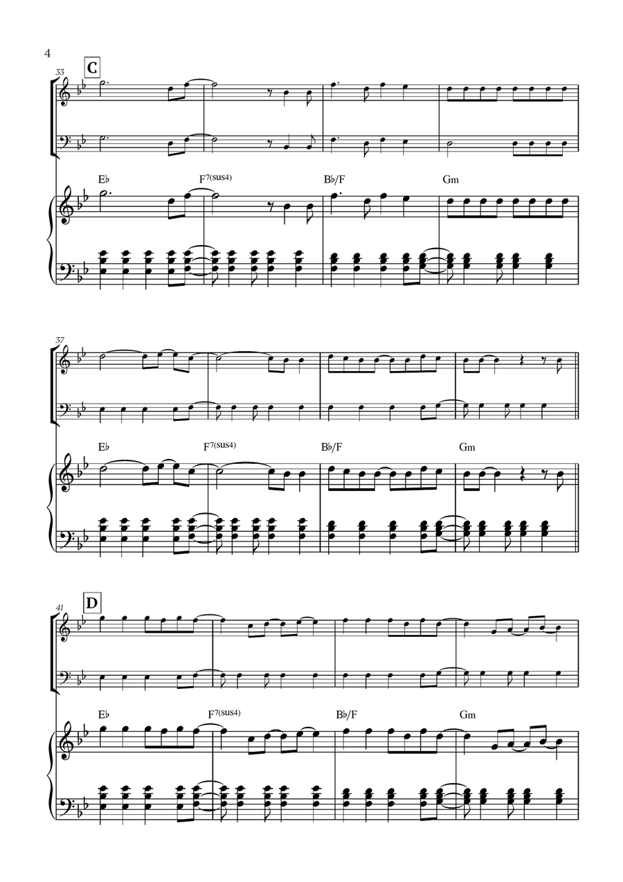 Viva La Vida Viva La Vida Piano Trio scores gallery preview page 4
