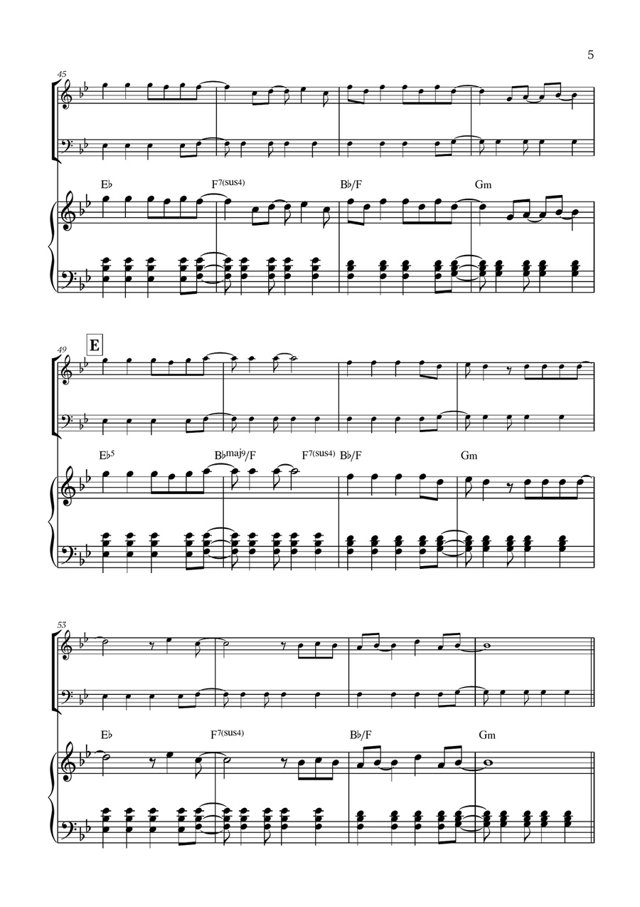 Viva La Vida Viva La Vida Piano Trio scores gallery preview page 5