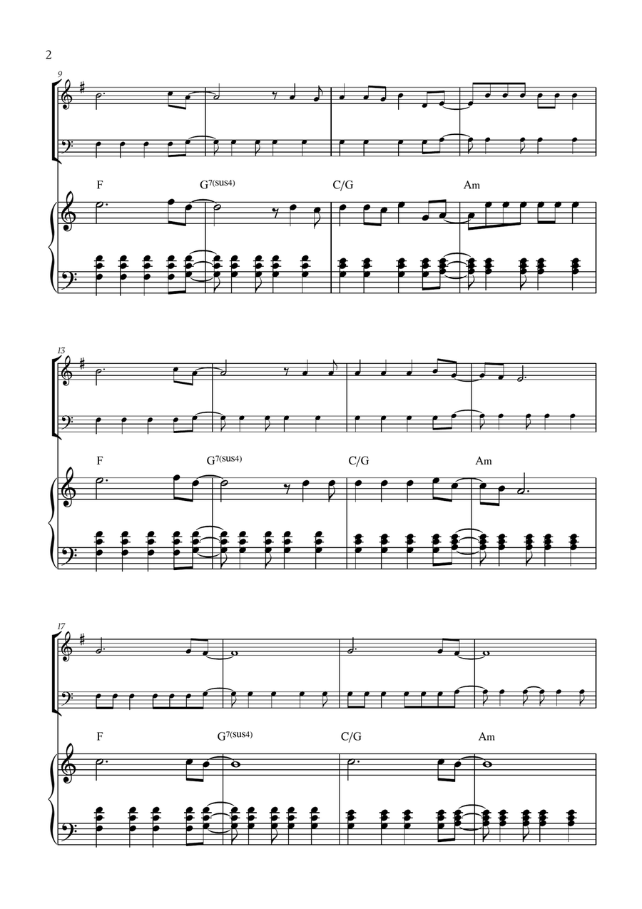 Viva La Vida Viva La Vida Brass Duet scores gallery preview page 2