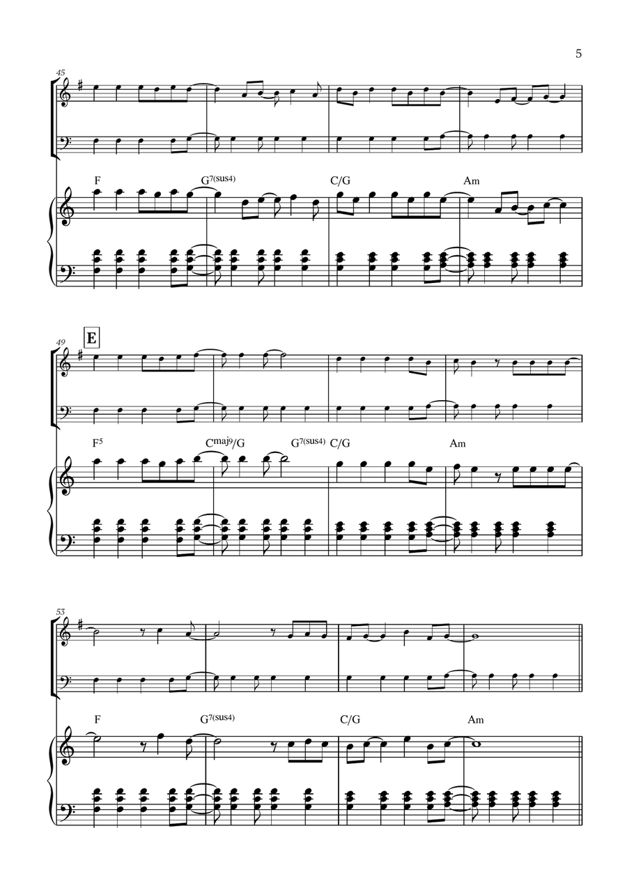 Viva La Vida Viva La Vida Brass Duet scores gallery preview page 5