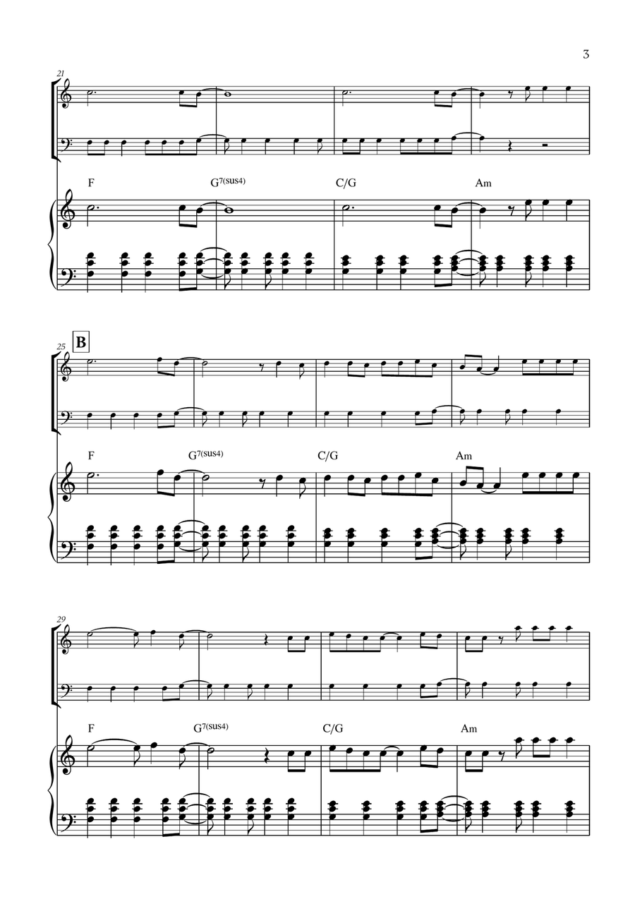 Viva La Vida Viva La Vida Trombone Duet scores gallery preview page 3