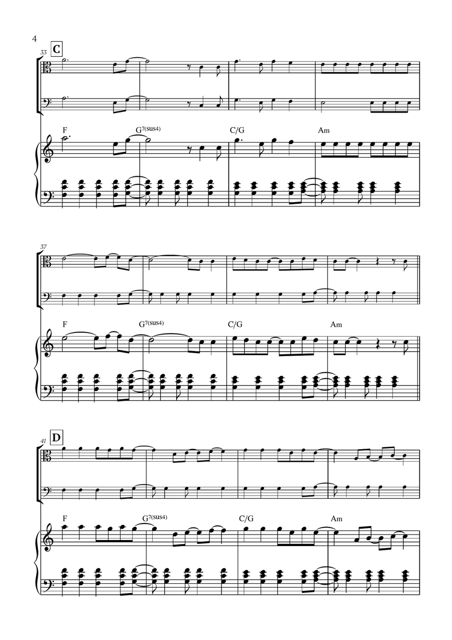 Viva La Vida Viva La Vida Bassoon scores gallery preview page 4