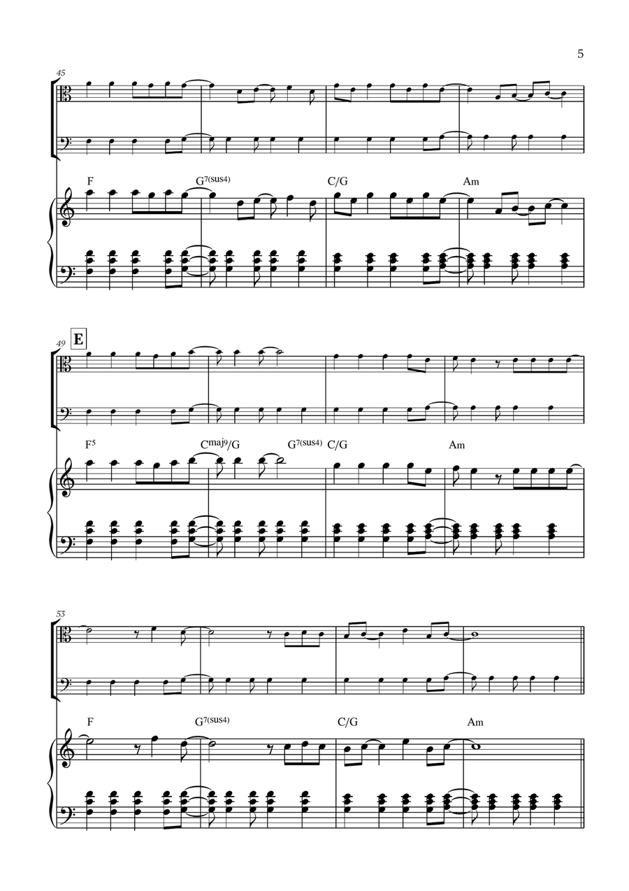 Viva La Vida Viva La Vida Bassoon scores gallery preview page 5