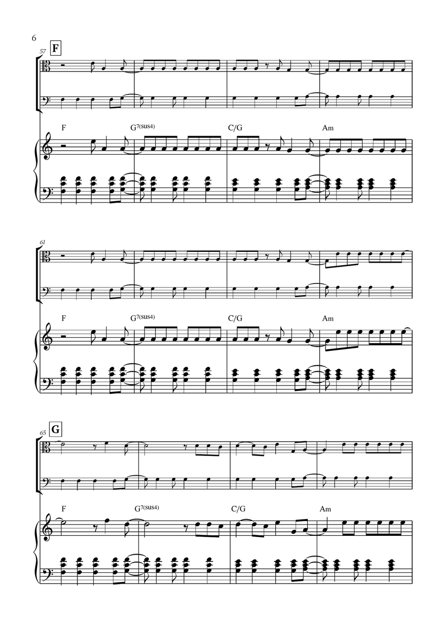 Viva La Vida Viva La Vida Bassoon scores gallery preview page 6