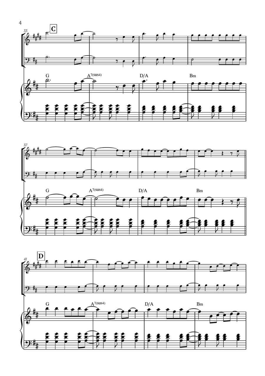 Viva La Vida Viva La Vida Trombone Duet scores gallery preview page 4