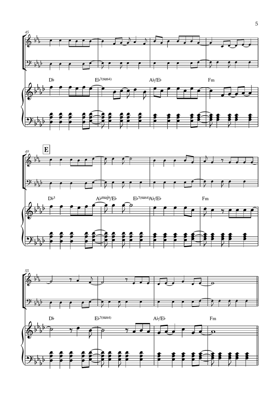 Viva La Vida Viva La Vida Woodwind Duet scores gallery preview page 5