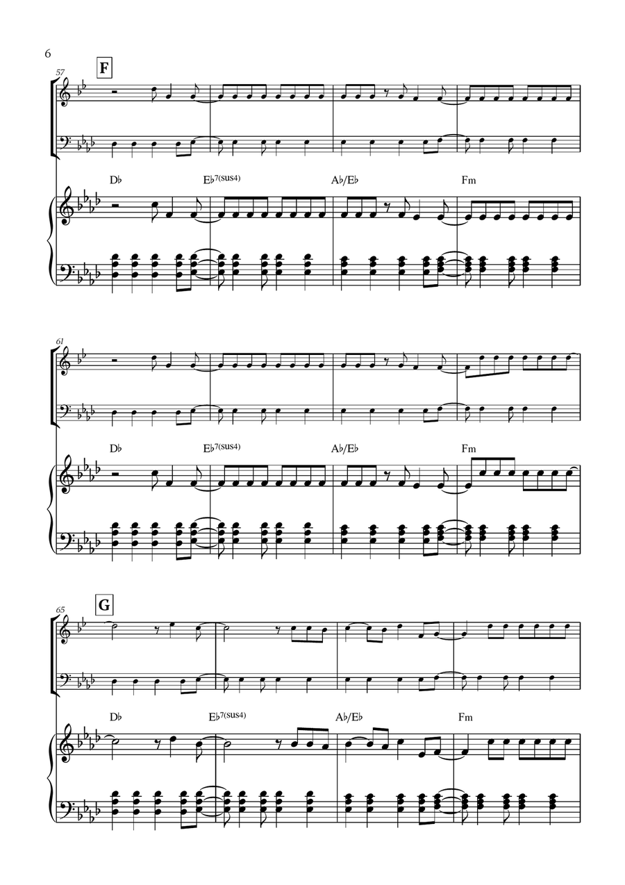 Viva La Vida Viva La Vida Soprano Saxophone scores gallery preview page 6