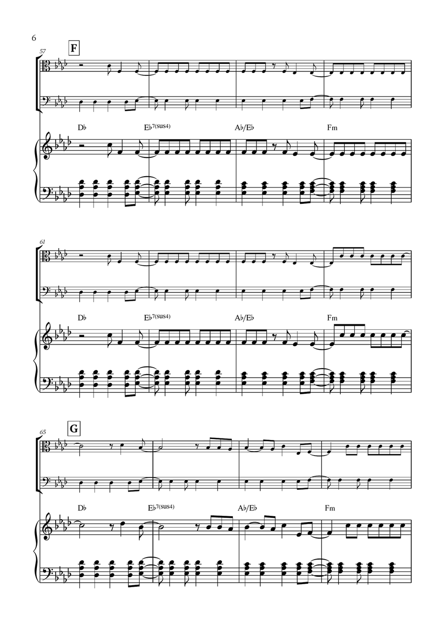 Viva La Vida Viva La Vida Bassoon scores gallery preview page 6