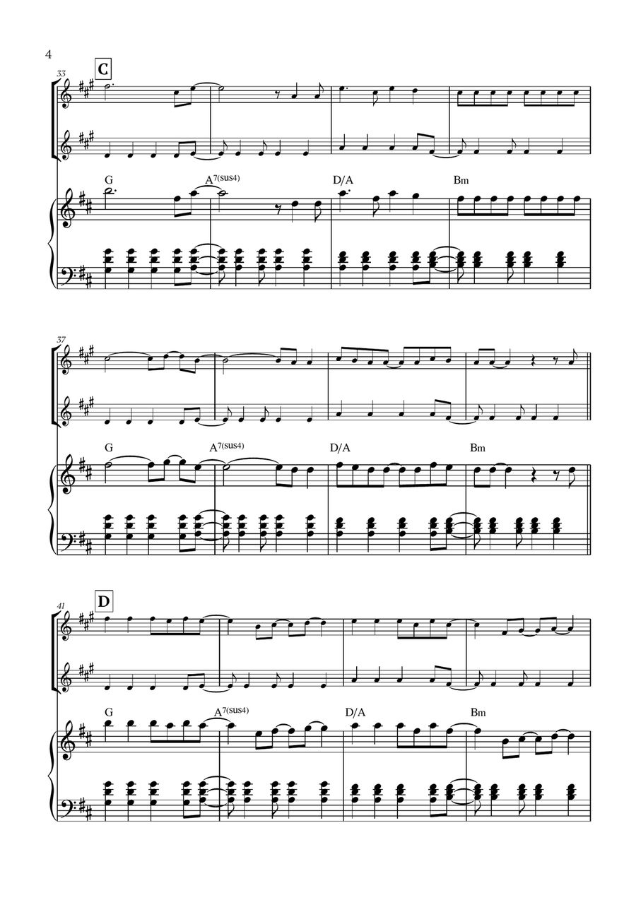 Viva La Vida Viva La Vida Brass Duet scores gallery preview page 4
