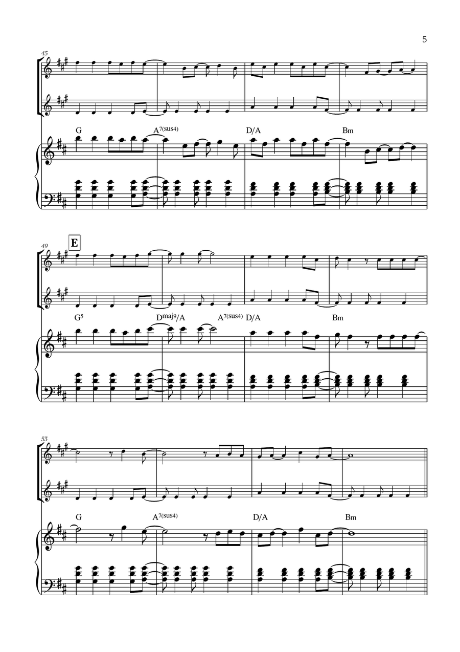 Viva La Vida Viva La Vida Brass Duet scores gallery preview page 5